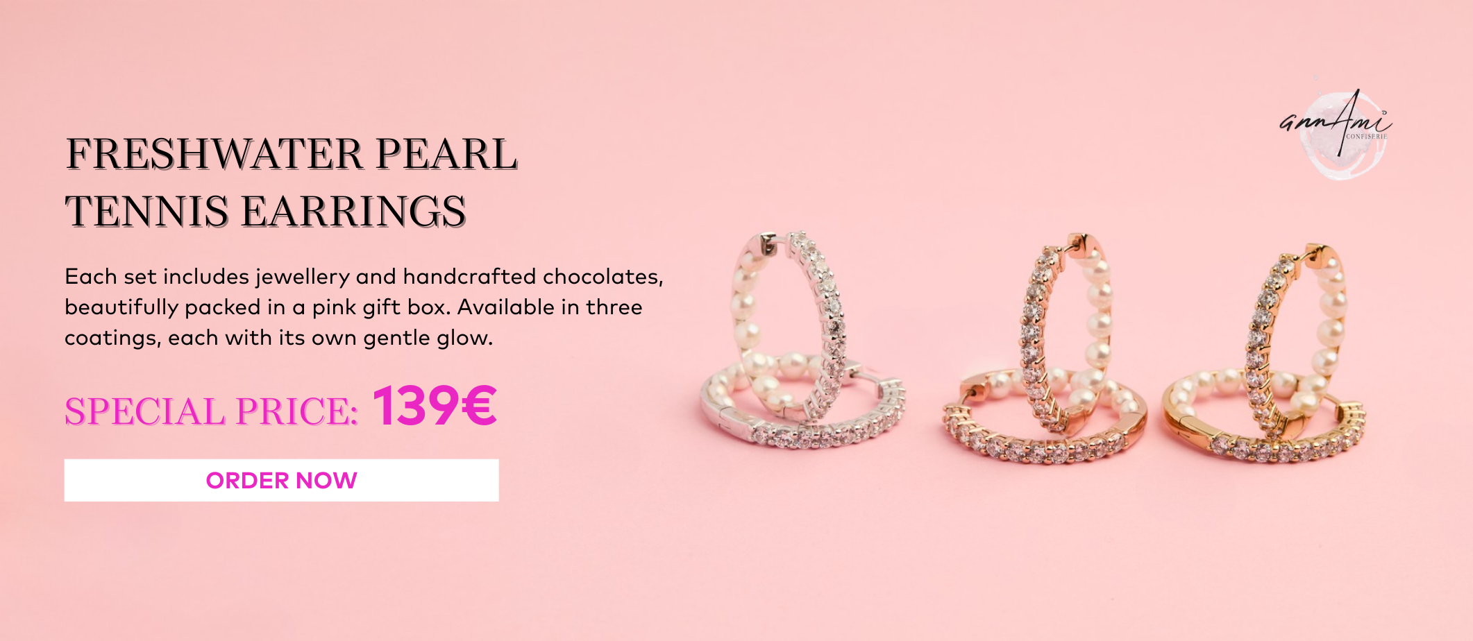Pearl hoops