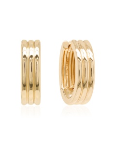Gilded Bolt Earrings Yellow gold plated