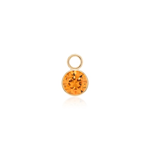 Earring Charm Yellow gold-plated