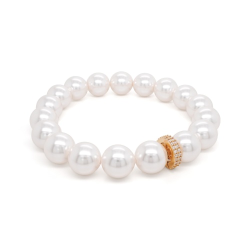 NDNW Pearl Bracelet Yellow gold-plated
