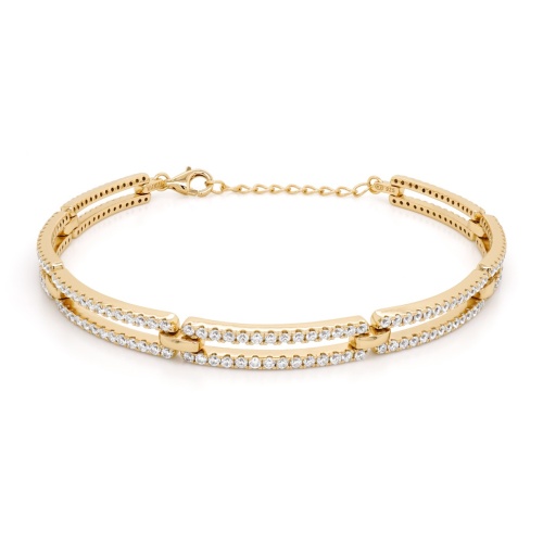 Chain Link Bracelet Yellow gold-plated