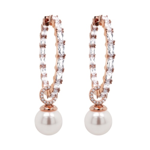 Sparkling Pearl earrings 10mm