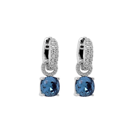 Fancy Stone charm earrings
