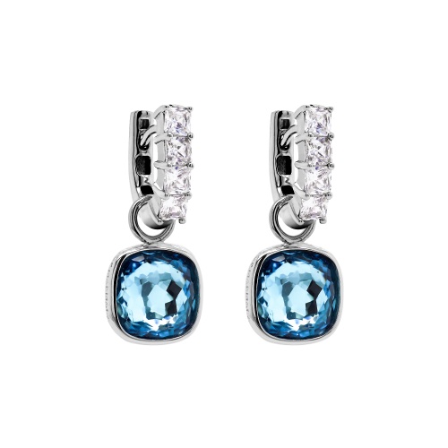 Fantasy Charm earrings Aquamarine 10mm