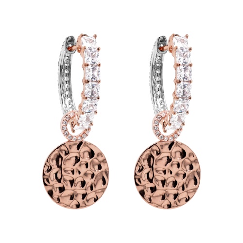 Coin Charm earrings GR 12mm