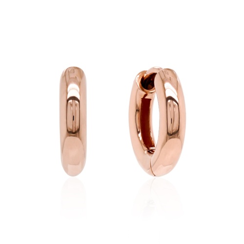 Pure Classic Base Earrings Rose gold-plated