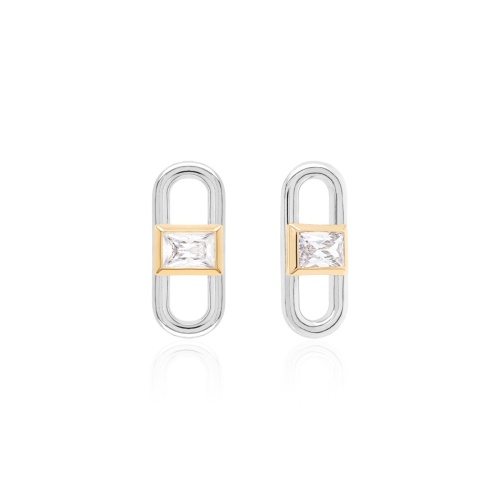 Fabulous Zirconia Link charms Yellow-gold plated