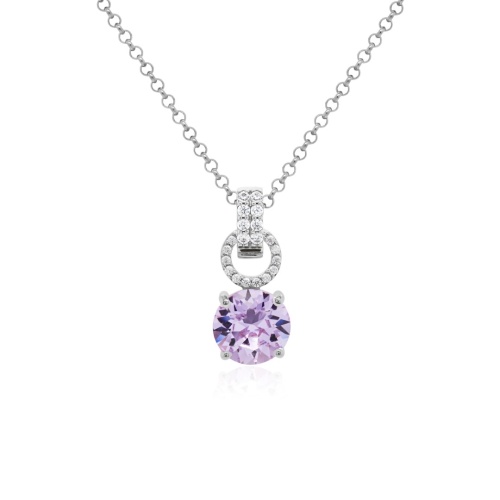 Charm Necklace Violet