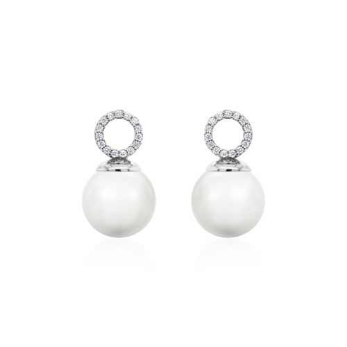 Sparkling Pearl charms 10mm