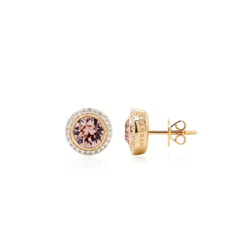 Stud Earrings Yellow gold-plated