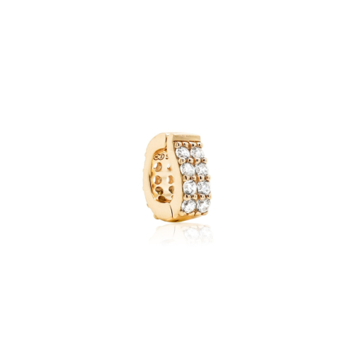 Sparking Charm Connector Yellow gold-plated