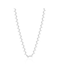  Riviére necklace Rhodium-plated