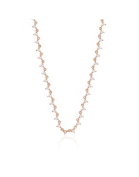  Riviére necklace Rose gold-plated