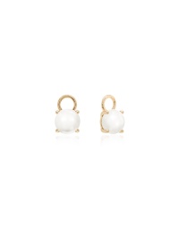 Classic Freshwater Pearl charms 8mm Yellow gold plated