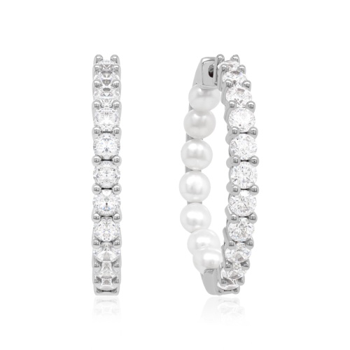 Pearl Tennis Earrings and a Candy Box