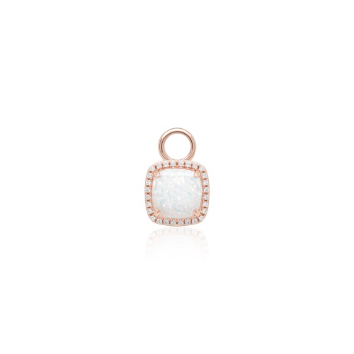 Fancy Opal Single Charm Fire&Snow