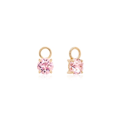 Mini Charms Yellow gold-plated Light Rose