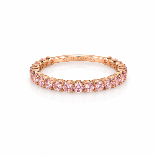 Infinity Petite Pink ring Rose Gold-plated 16.5