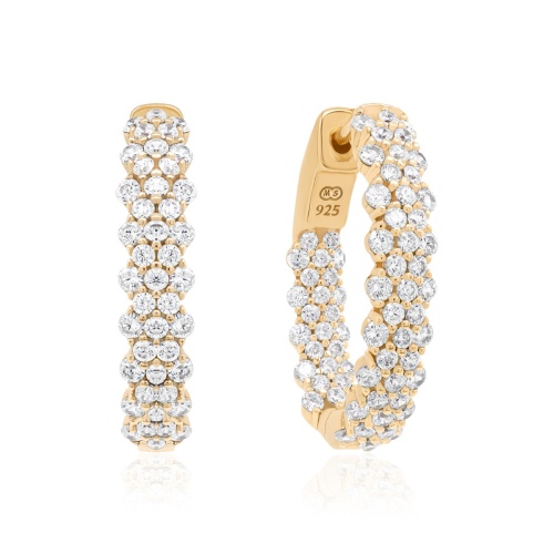 Ultimate shine hoop earrings