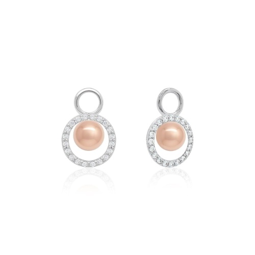Glow Drop earring charms rosé