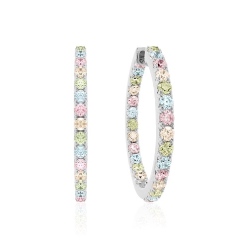 Rainbow Infinity Hoops 