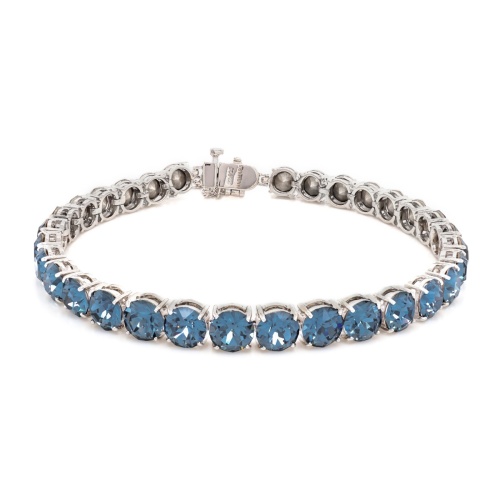 Tennis Bracelet Denim Blue 5mm