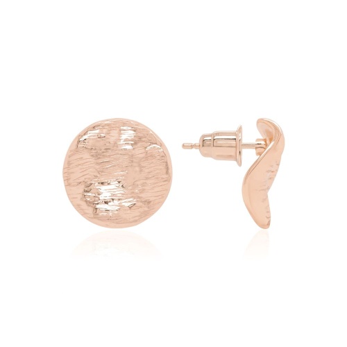 Bold Terra stud earrings Rosé Gold Plated