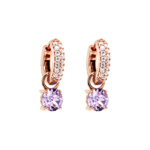 Mini Charms Earring Set Rose gold-plated