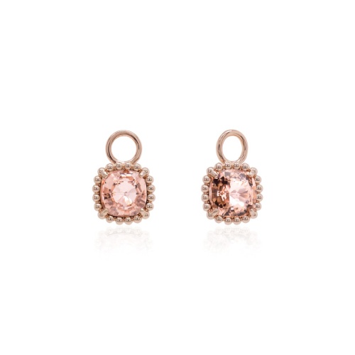 Earring Charms Vintage Rose