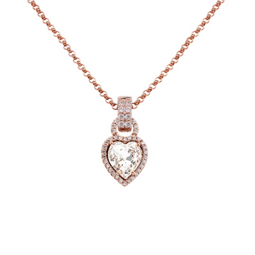 Charm Necklace Set Crystal
