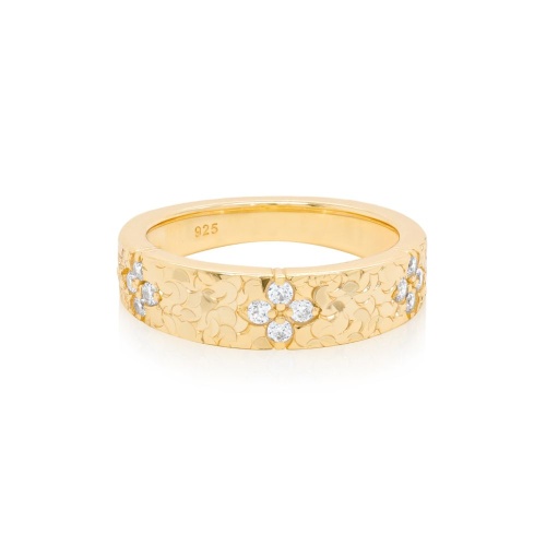 Diamond Cut sparkling ring