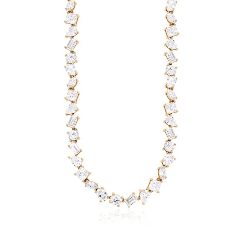 Ice Queen Necklace Yellow gold-plated