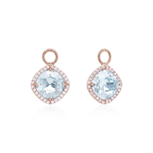 Fancy Stone Charms Rose gold-plated Lt Azore