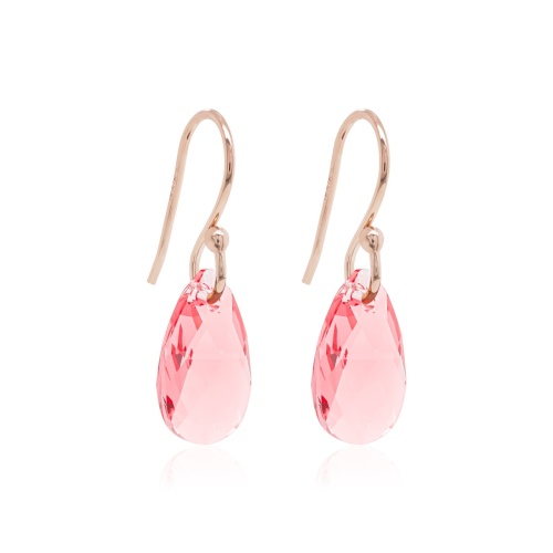 Teardrop earrings Rose Peach