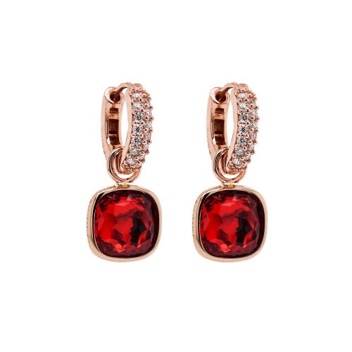 Fantasy Charm earrings Scarlet 10mm