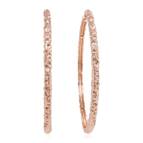 Frosty Hoops Gold-plated