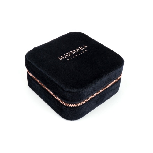 MARMARA Luxury Travel size jewellery box Black