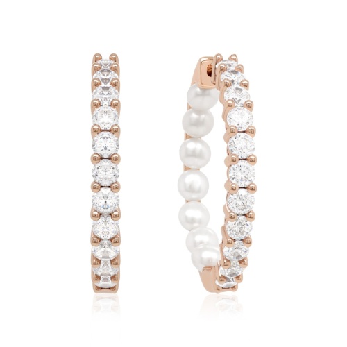 Pearl Tennis Earrings and a Candy Box