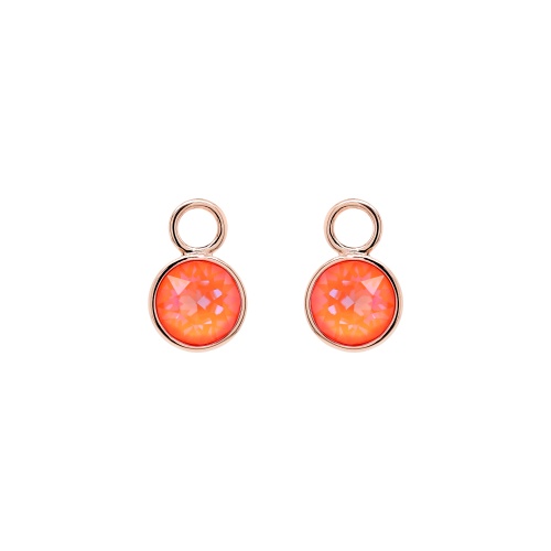 Earring Charms Orange Glow