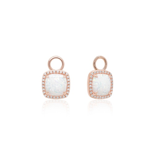 Fancy Opal Earring Charms Fire&Snow
