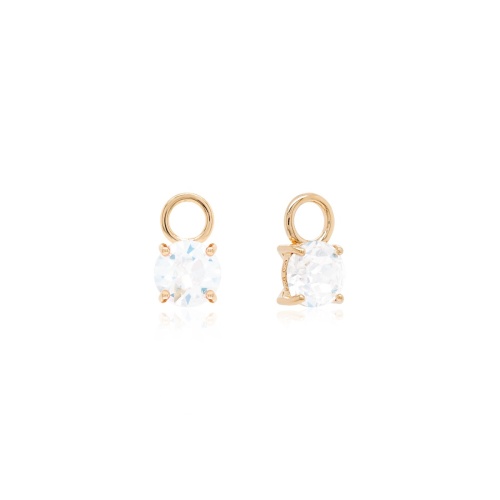 Mini Charms Yellow gold-plated Crystal