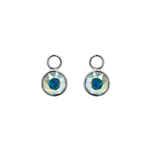 Earring Charms Crystal AB
