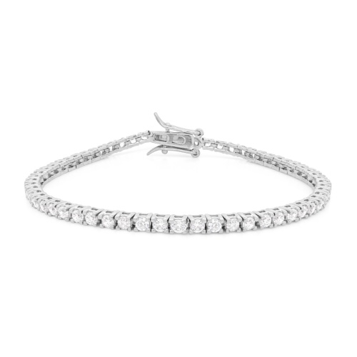 Tennis Bracelet Rhodium plated