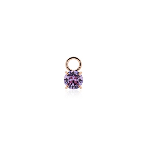 Mini Charm Violet Gold-plated