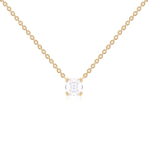 Crown Necklace Yellow Gold-plated