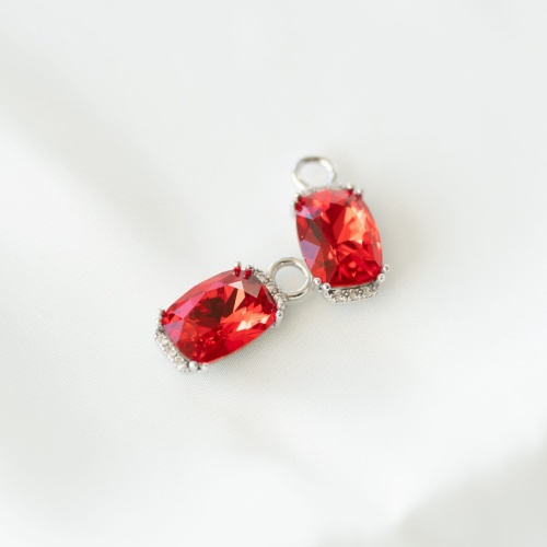 Fancy Stone Charms Scarlet