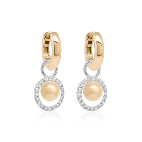 Glow Drop charm earrings