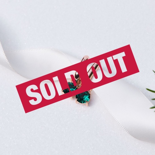 Evergreen Shine earrings rosé