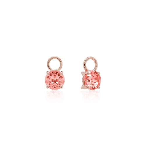 Mini Charms Rose Gold-plated Rose Peach