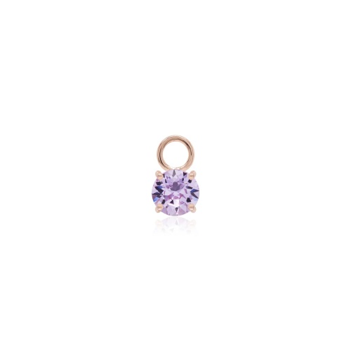 Mini Charm Violet Gold-plated